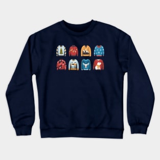 Christmas Sweater Lineup Crewneck Sweatshirt